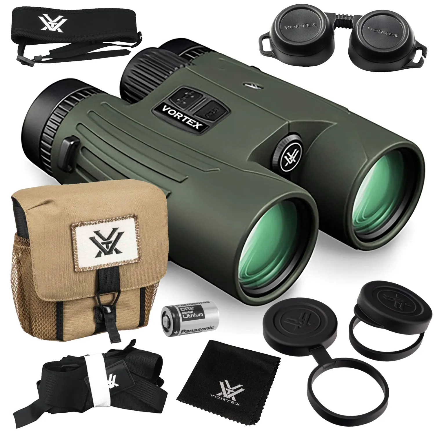 Vortex Optics Fury HD 5000 Roof Prism Laser Rangefinder Binocular (LRF301)