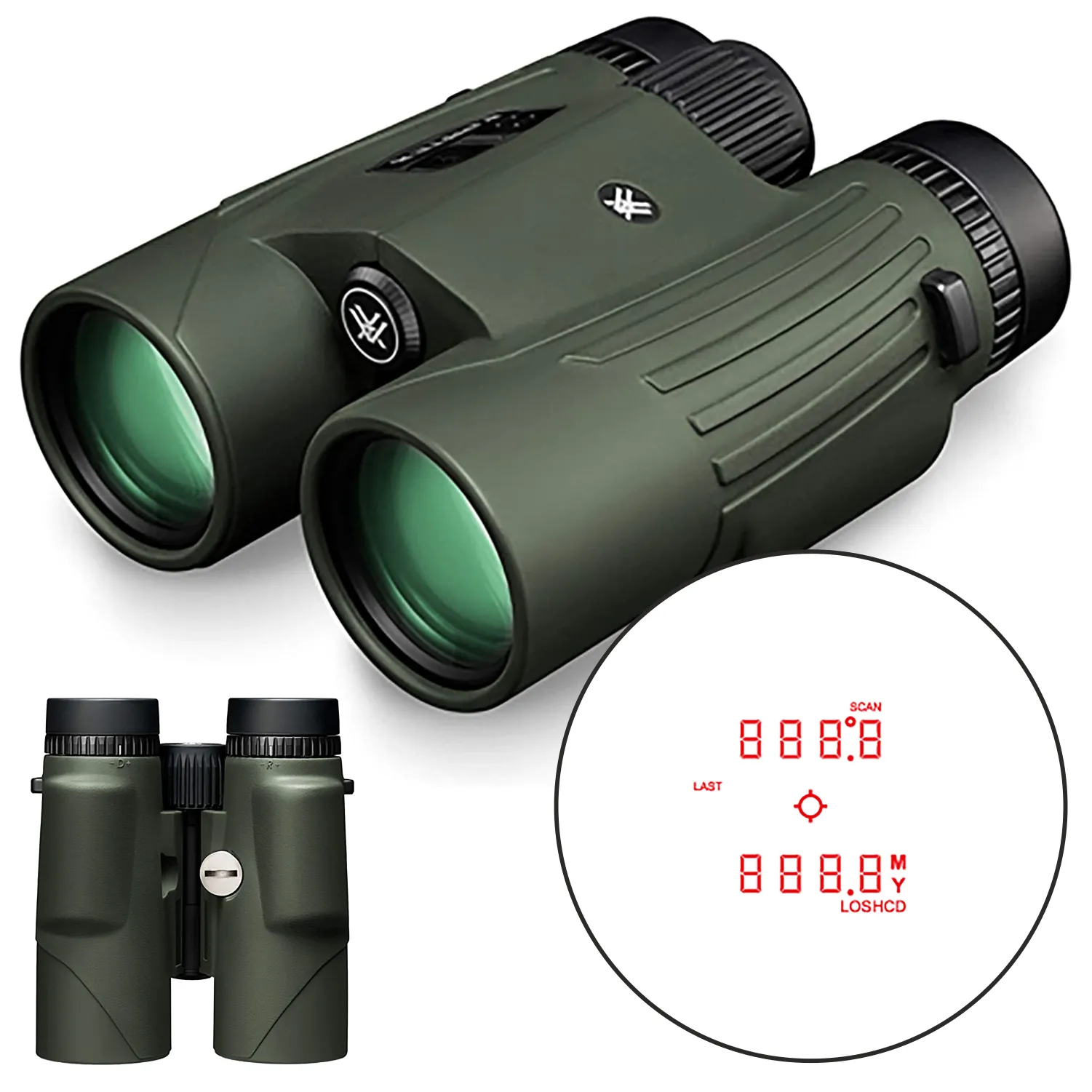 Vortex Optics Fury HD 5000 Roof Prism Laser Rangefinder Binocular (LRF301)