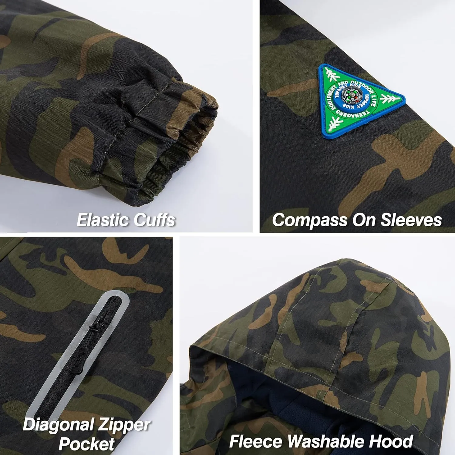 Waterproof Kids Rain Jackets With Hood,Lightweight Toddler Raincoat For Boys Girls??Kids Clothes Windbreaker Jacket