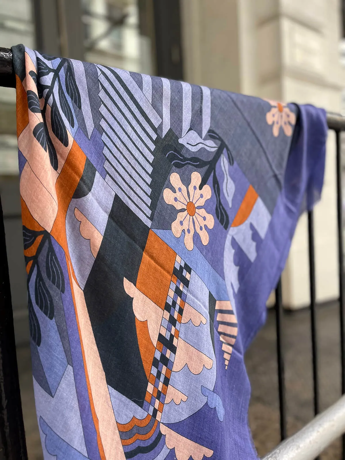 Wool Shawl Of Imagination