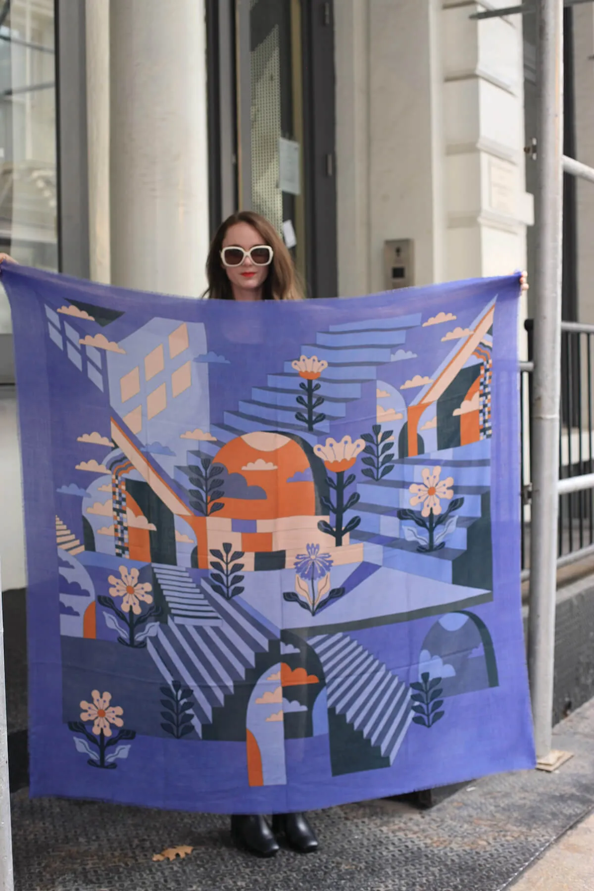 Wool Shawl Of Imagination