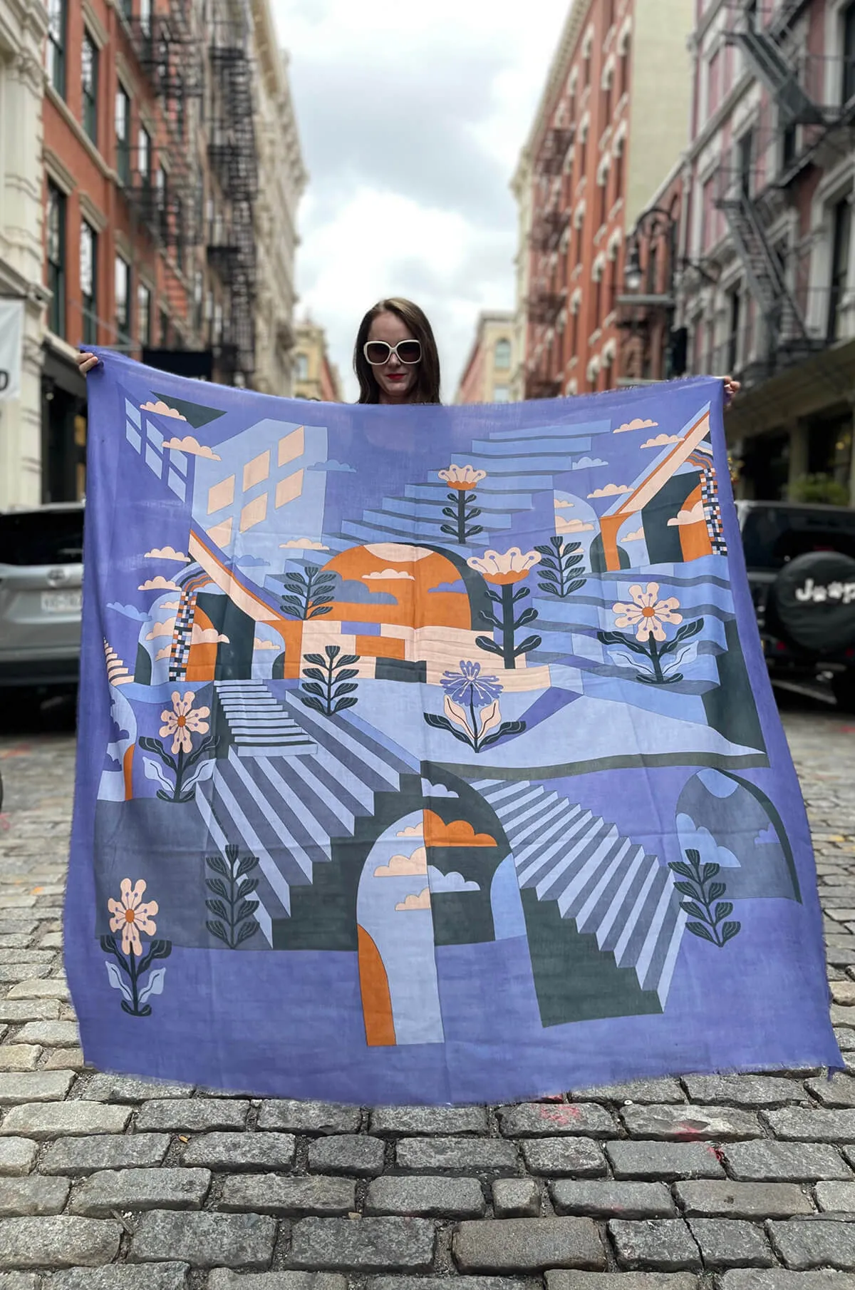Wool Shawl Of Imagination